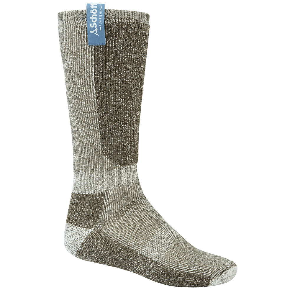 Schöffel Technical Fly Fishing Socks, Loden, One Size (43-46