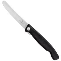 Cuchillo para verduras plegable Victorinox Swiss Classic, negro