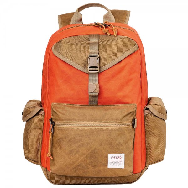 Filson Surveyor 36 L Backpack, Dark Tan/Flame