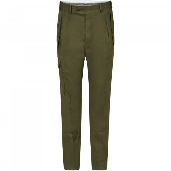 Pantalon de chasse pour homme Habsburg » Walter «, coton/lin, vert olive, 56
