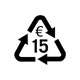 15,- euros de pase de reciclaje
