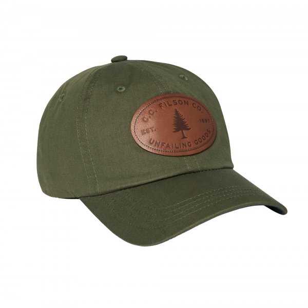 Filson Lightweight Angler Cap, Dark Forest Evergreen Patch
